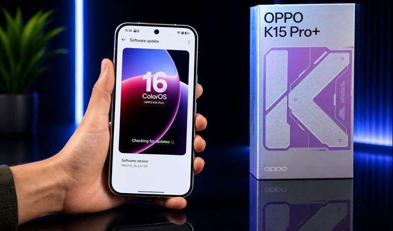 OPPO K15 Pro Plus ColorOS 16 software update interface and features