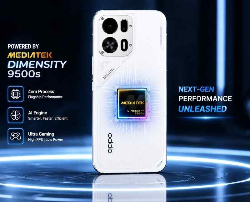 OPPO K15 Pro Plus with MediaTek Dimensity 9500s processor showing gaming and performance features