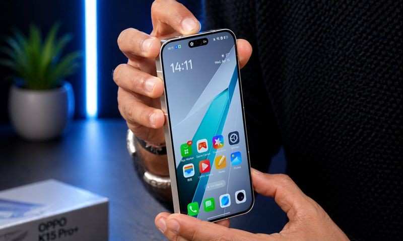 OPPO K15 Pro Plus built in cooling fan system for gaming heat control and performance