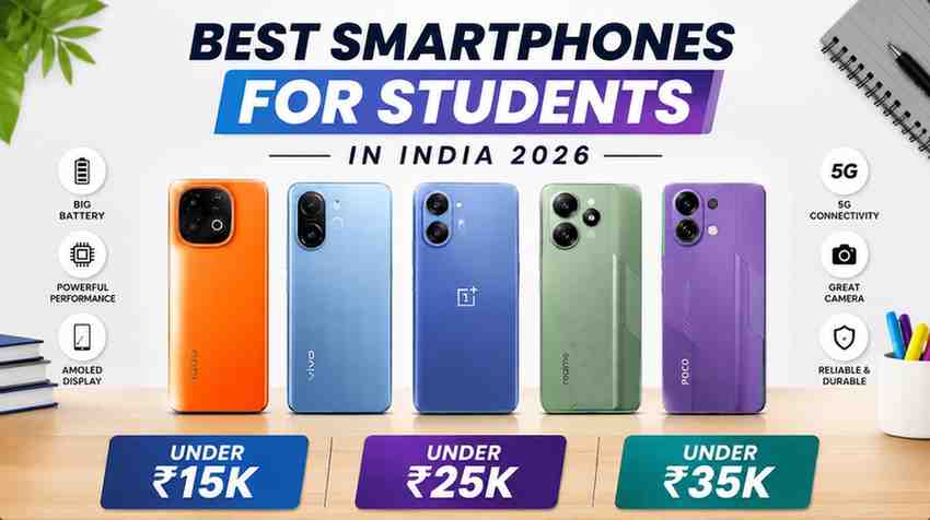 Top smartphone recommendations for Indian students in 2026 across every budget segment.