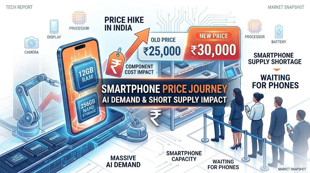 Mid-range smartphone prices increasing because of RAM and storage costs
