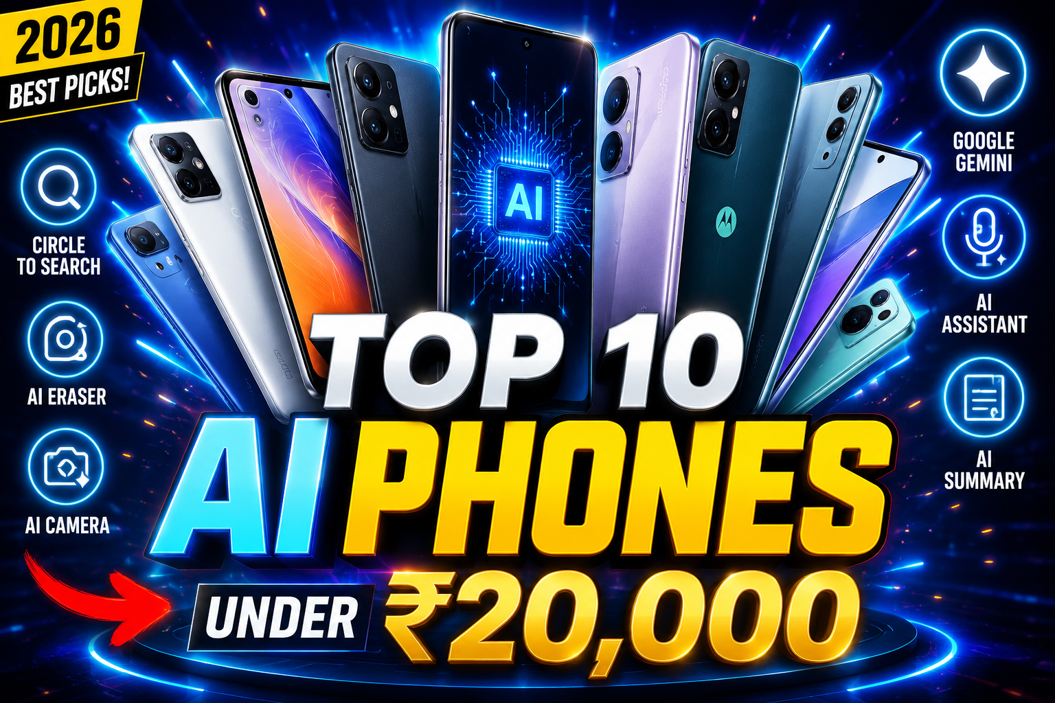 Which Should You Buy? Best AI Smartphones Under βΉ20,000 in India (2026)