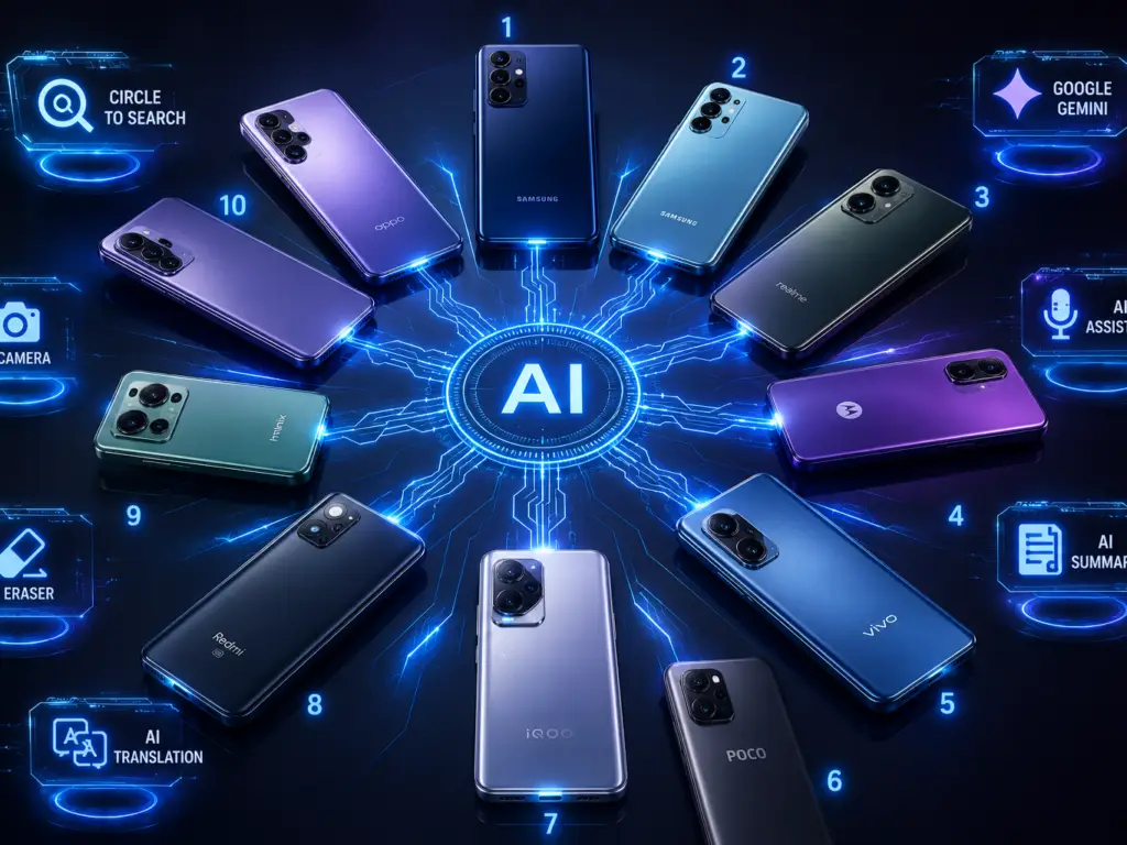 AI smartphones under ₹20000
