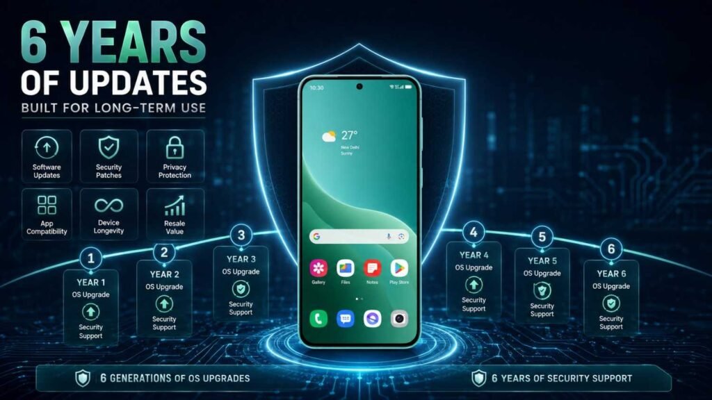 Samsung Galaxy F70 Pro 5G with six years of software and security updates