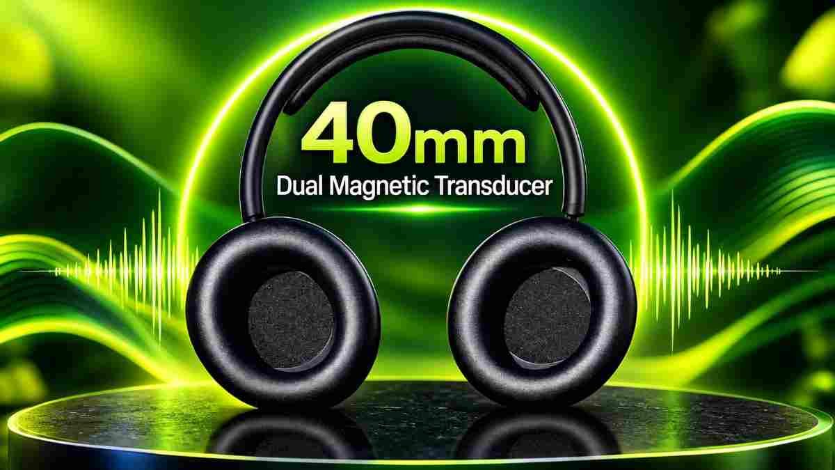 Beats 360 40mm driver with dual neodymium ring magnets and triple-layer diaphragm