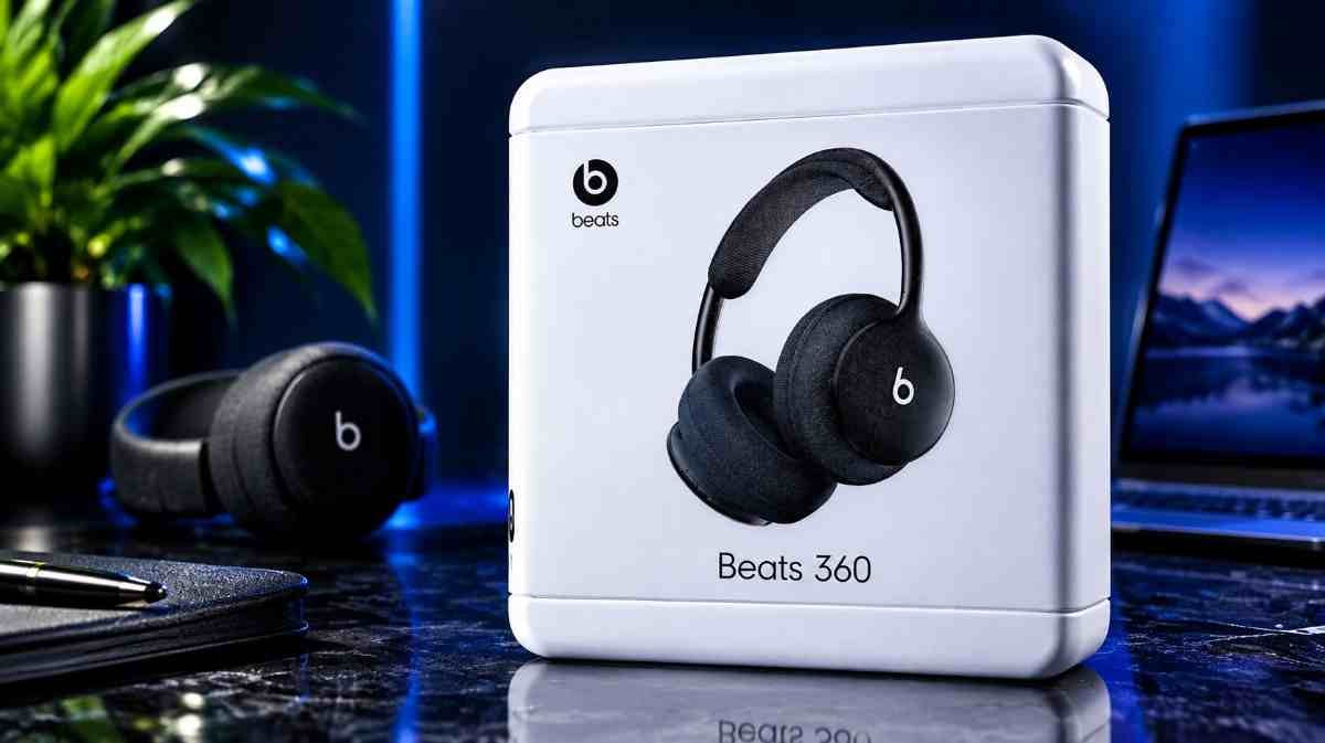 Beats 360 headphones with removable ear cushions and swappable headband