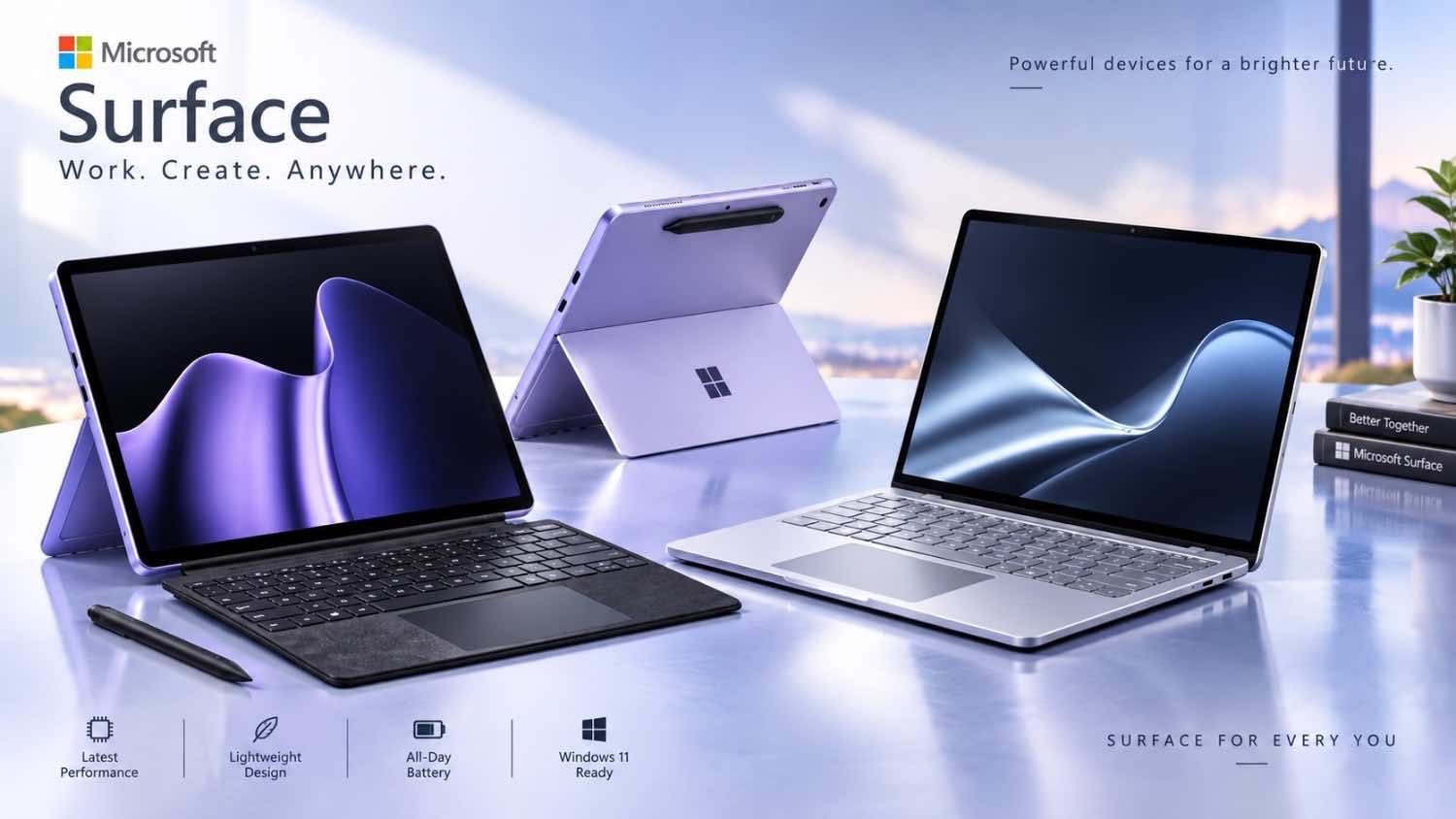 Microsoft Surface Laptop Ultra with 15-inch mini-LED display powered by NVIDIA RTX Spark