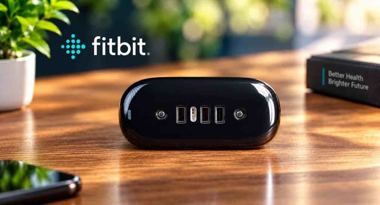 Google Fitbit Air sensor array on the back of the tracker module