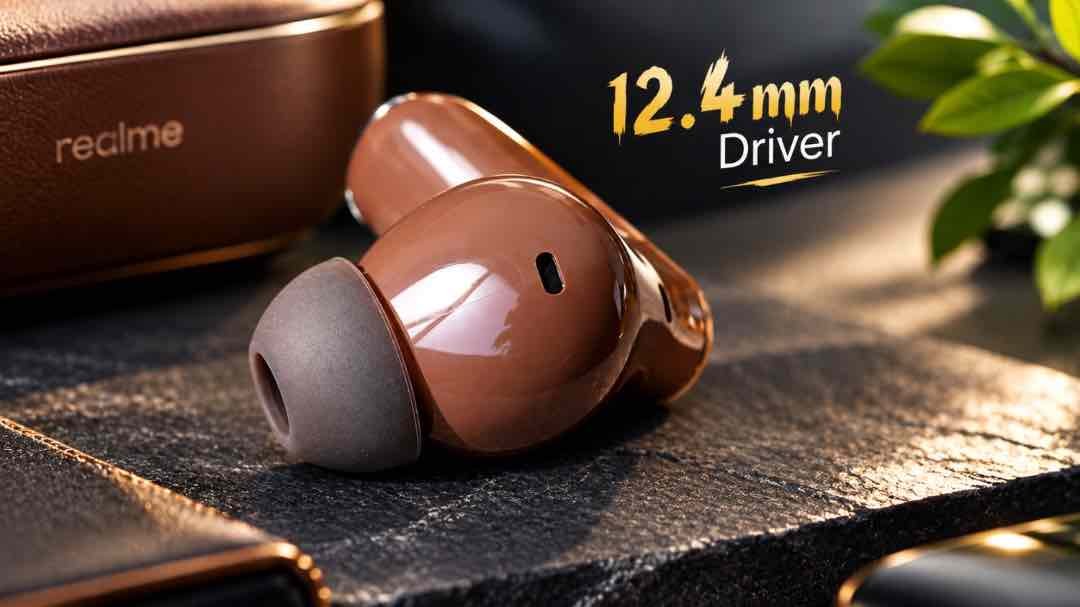 Realme Buds T500 Pro Harry Potter Edition premium look with gold accents and Hogwarts detailing