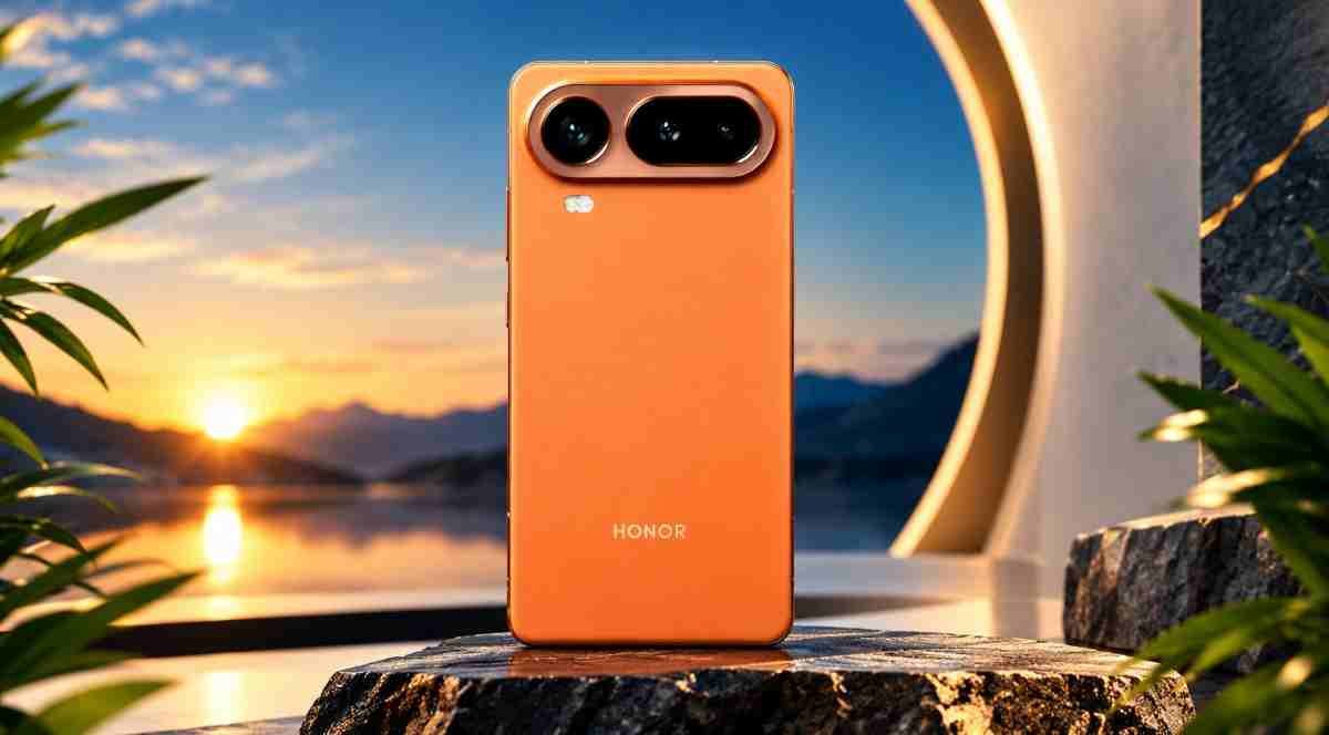 Honor Magic8 Pro with large circular camera island