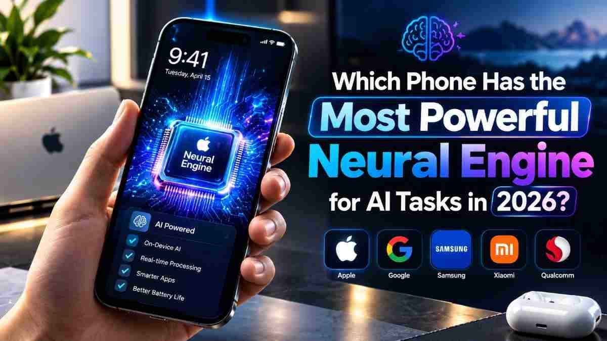 Comparison of smartphone neural engines and AI performance in 2026