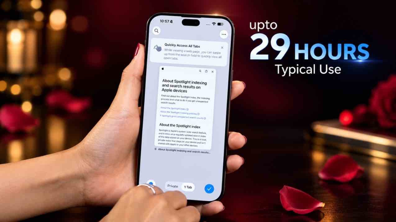 iPhone 18 Pro Max 30 hours typical use battery life on the eSIM-only model