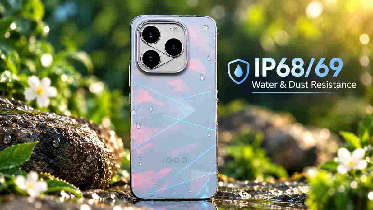iQOO 16 IP68 and IP69 water and dust resistance rating