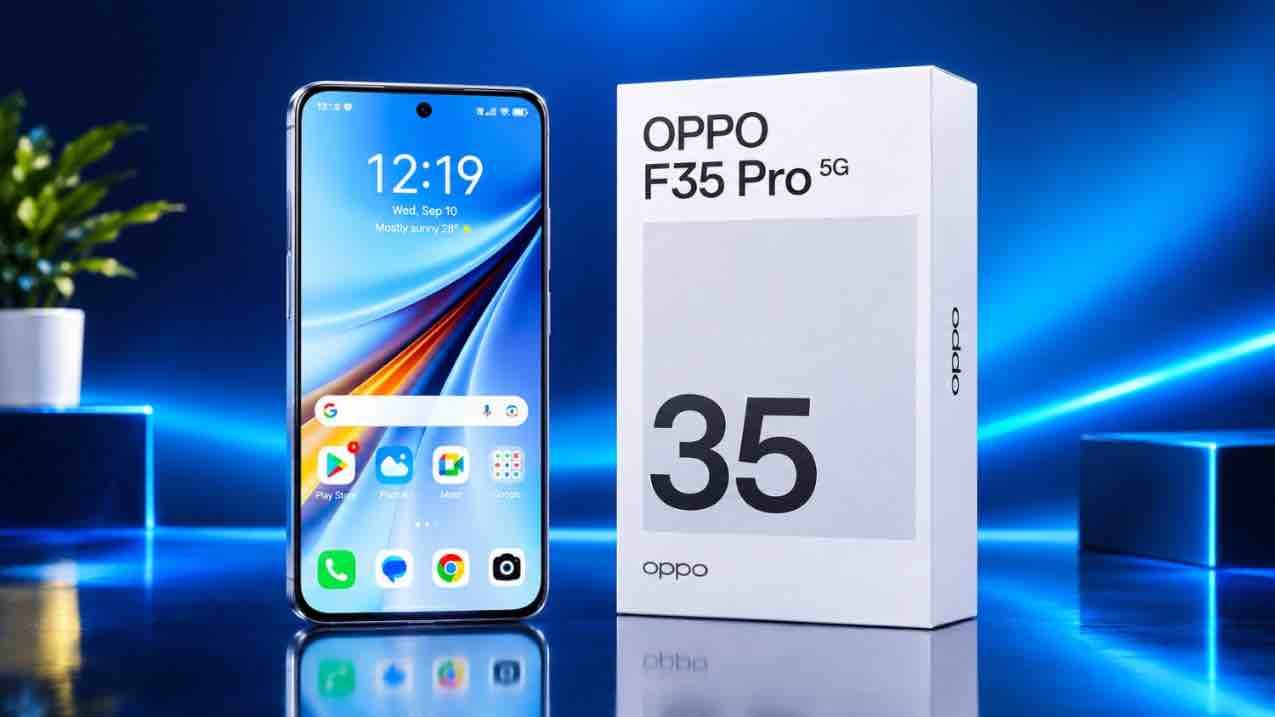 Oppo F35 Pro 5G design and display with 8,000mAh battery
