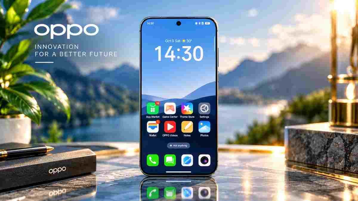Oppo Find X10 Pro front display with home screen
