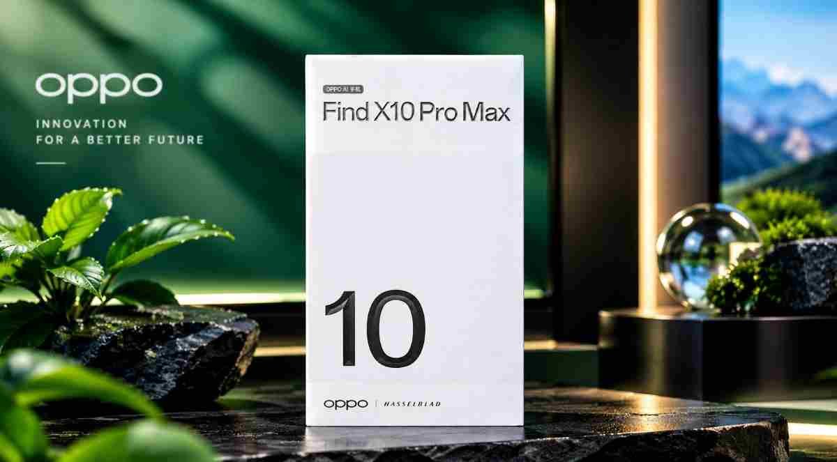Oppo Find X10 Pro retail box design