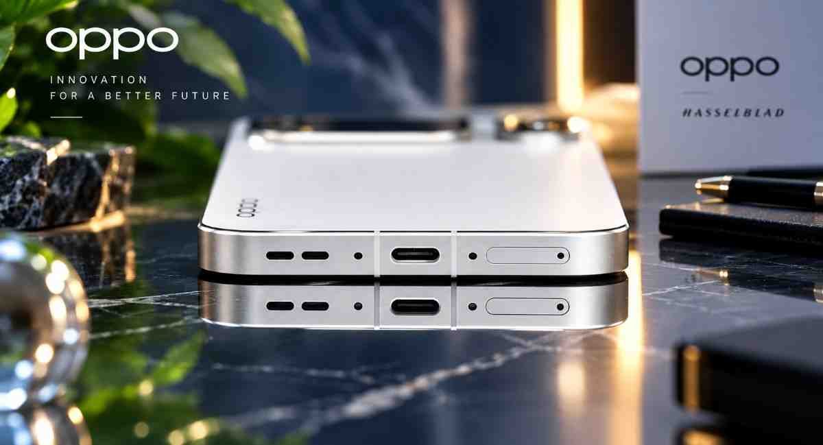 Oppo Find X10 Pro USB-C port bottom design