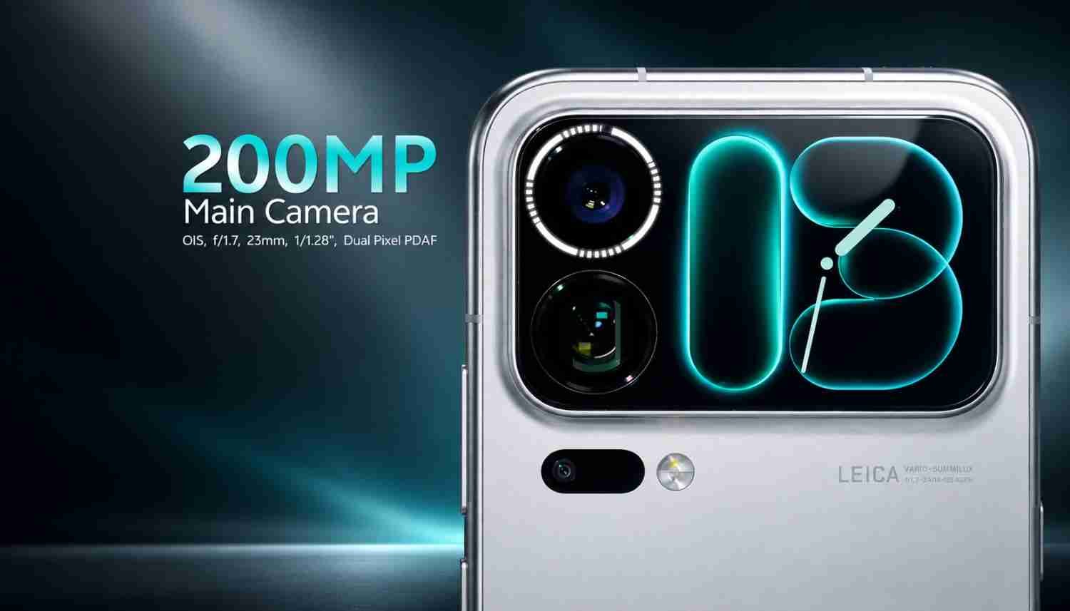 Xiaomi 18 Pro Max 200MP Leica main camera with Light Hunter 960L sensor